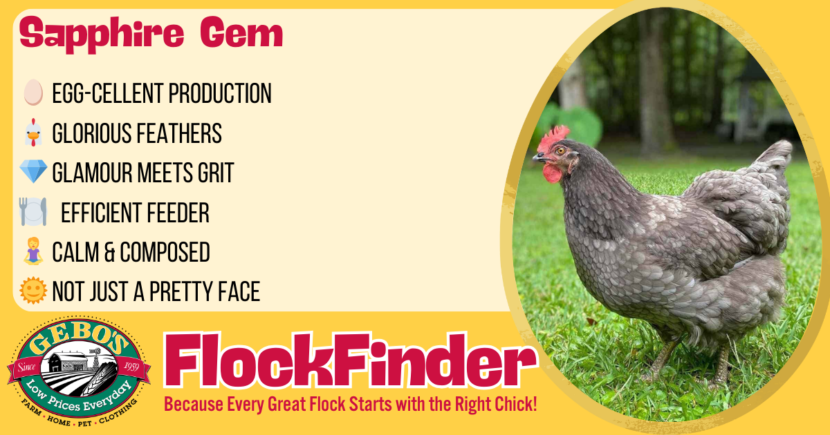 FlockFinder - Sapphire Gem - Gebo's